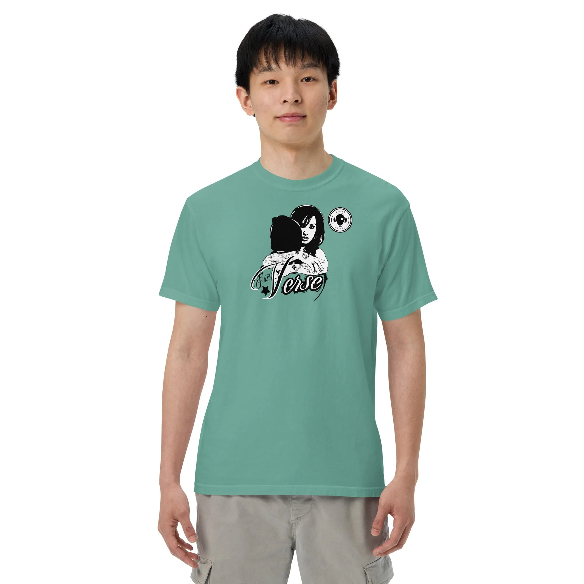 Verse Men’s garment-dyed heavyweight t-shirt