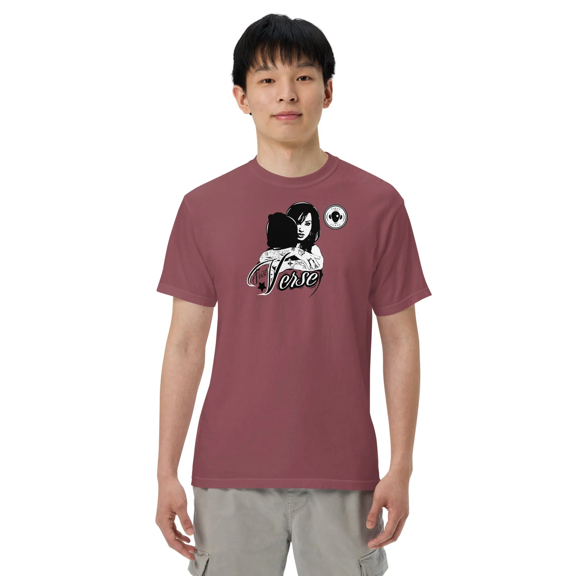 Verse Men’s garment-dyed heavyweight t-shirt