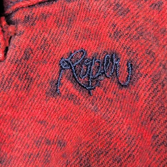 VTG Roper Womens Red Acid Wash Western 3-Pocket High Rise Tapered Leg Jeans✨️15