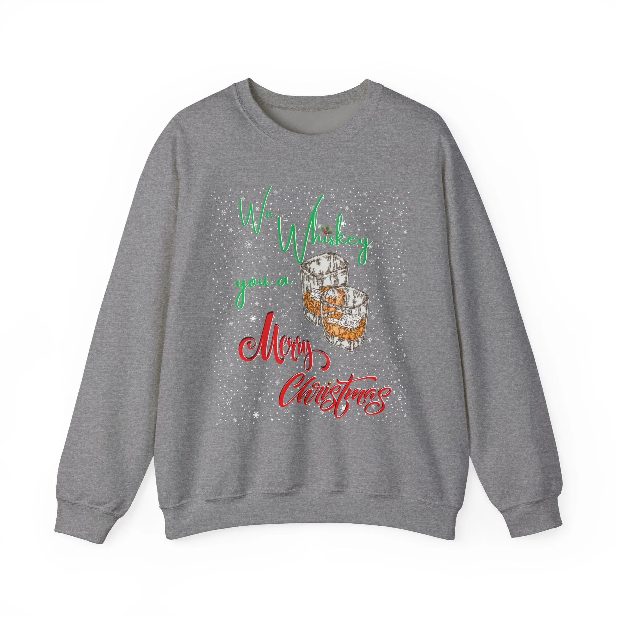 We Whiskey You a Merry Christmas - Ugly Sweater Navideño