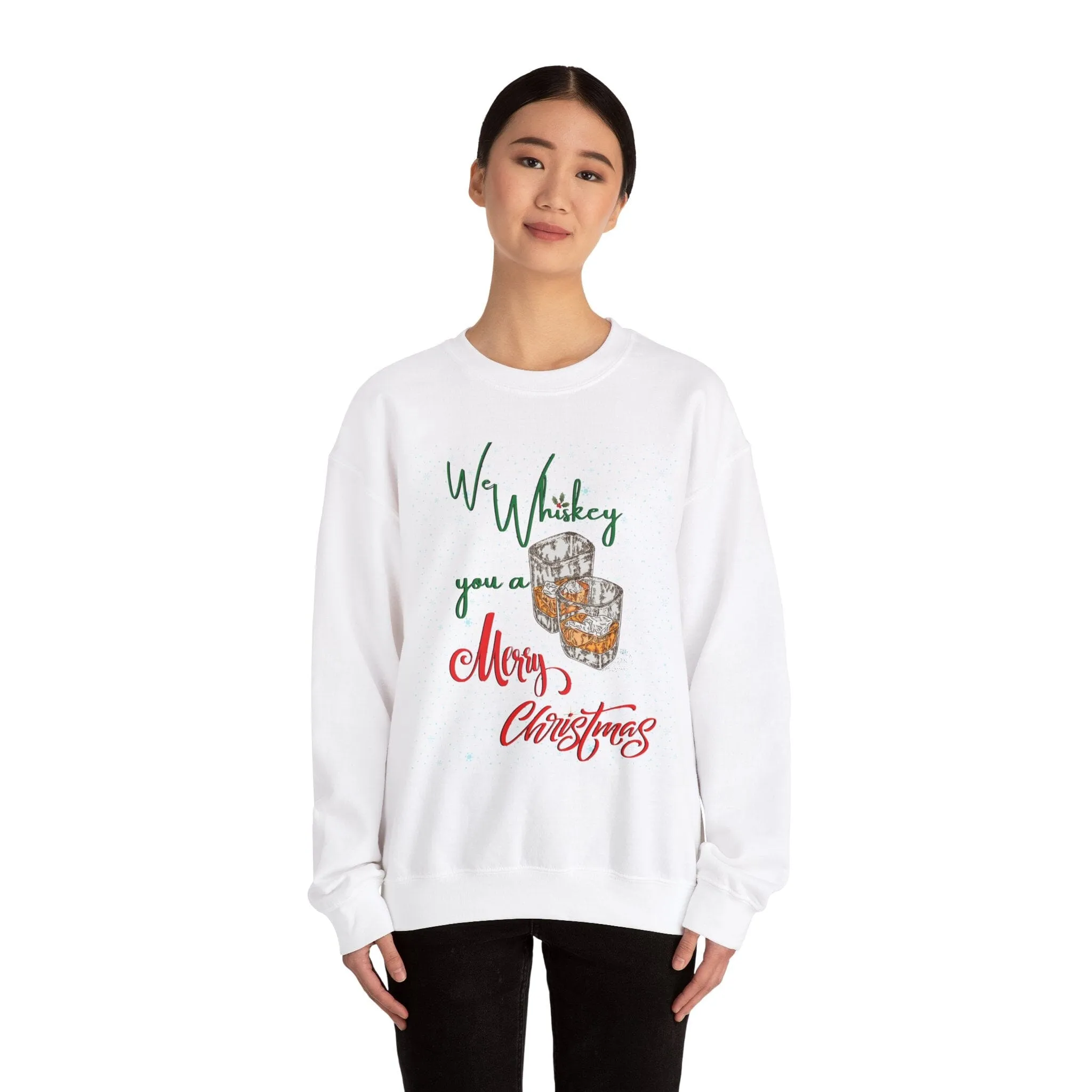 We Whiskey You a Merry Christmas - Ugly Sweater Navideño