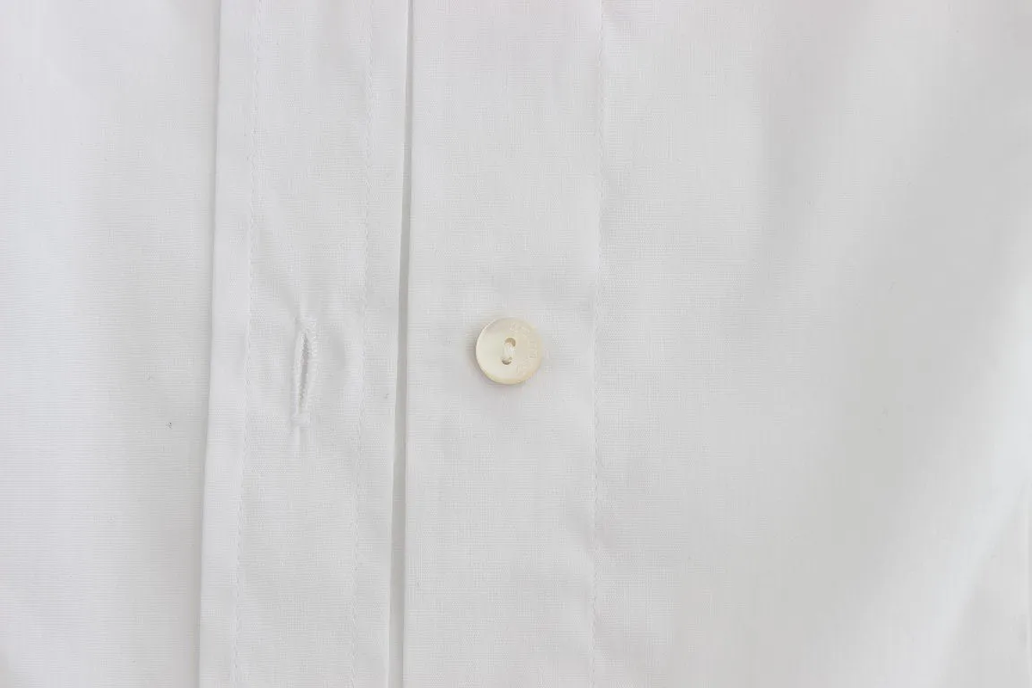 White cotton shirt top