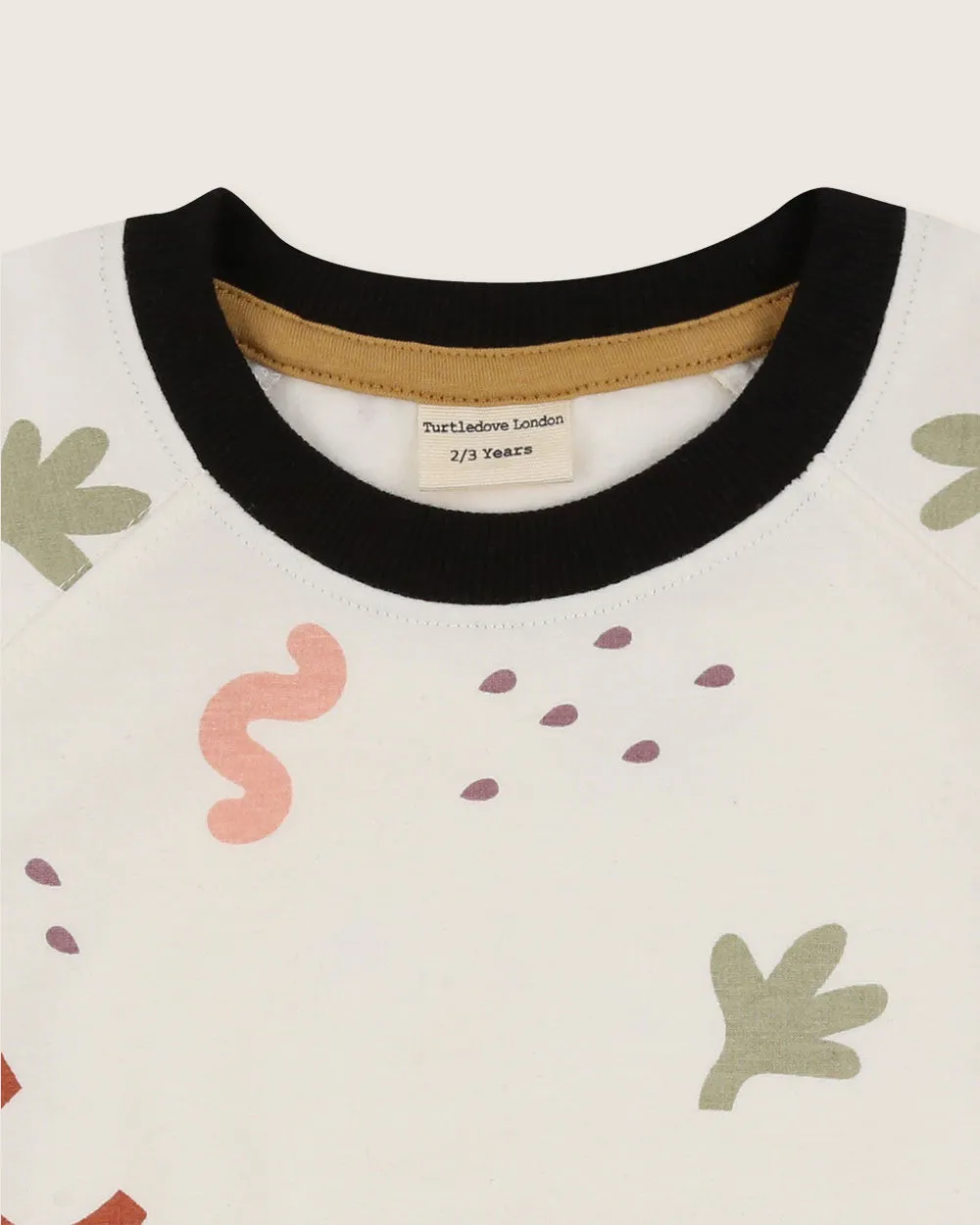 White Silhouette Print Sweatshirt