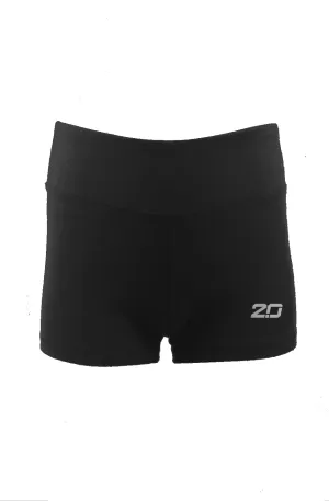 Womens Fitness Shorts (Black)