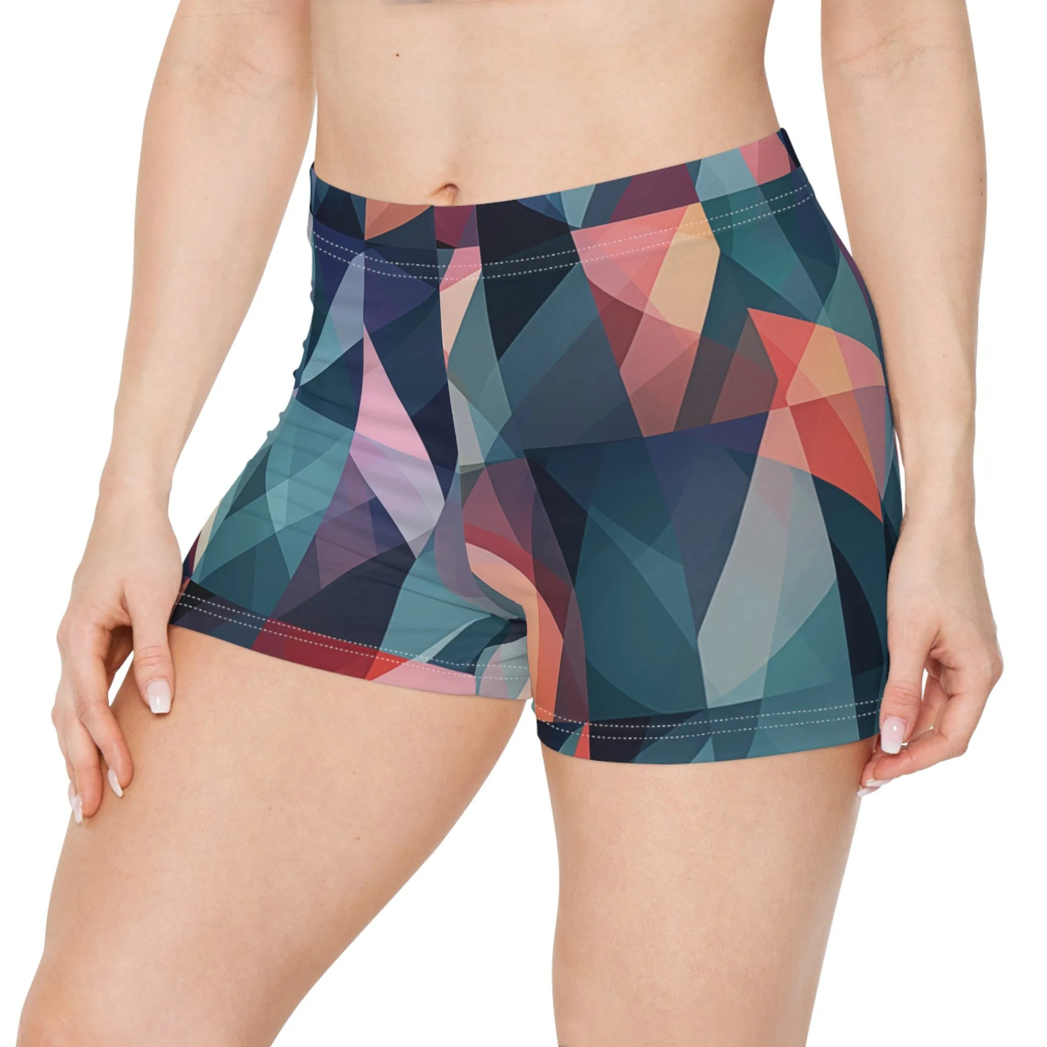 Workout Shorts - Neville Meaux Geometric