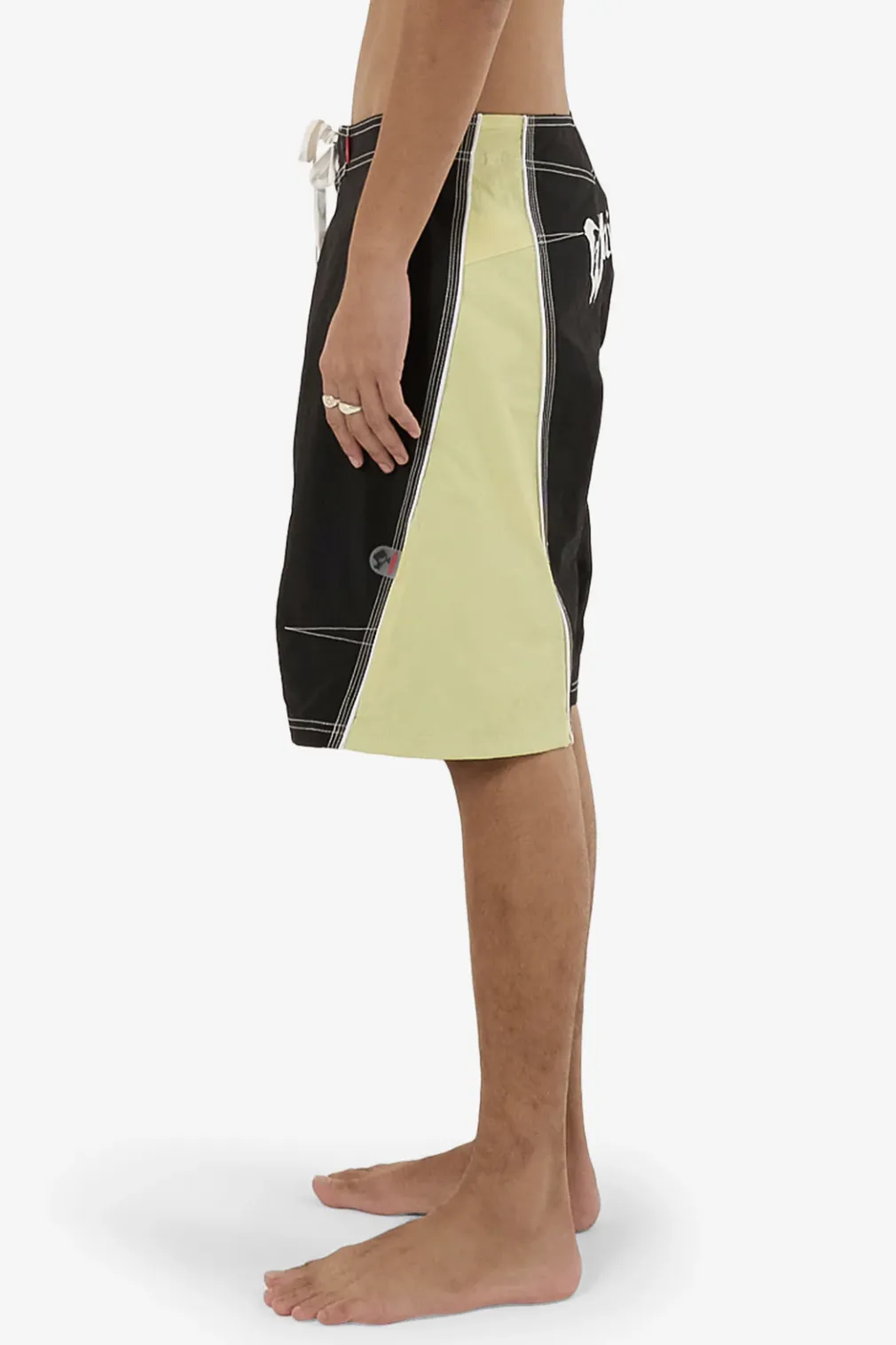 WORSHIP SUPPLIES BOARDRIDERR BOARD SHORT - BLACK/LIME