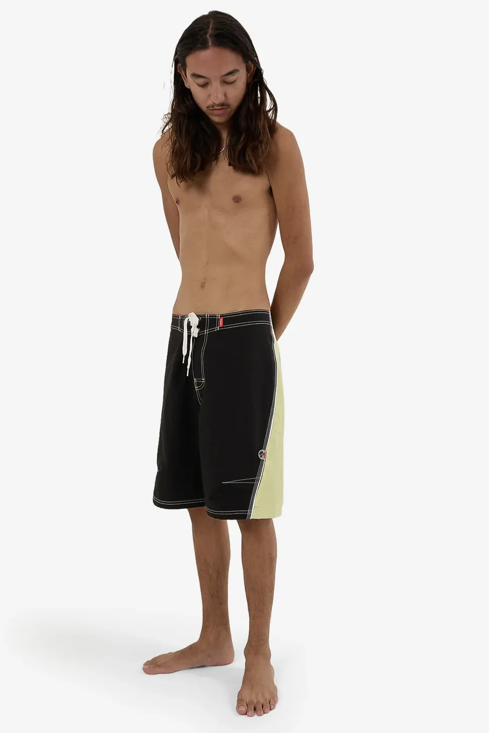 WORSHIP SUPPLIES BOARDRIDERR BOARD SHORT - BLACK/LIME
