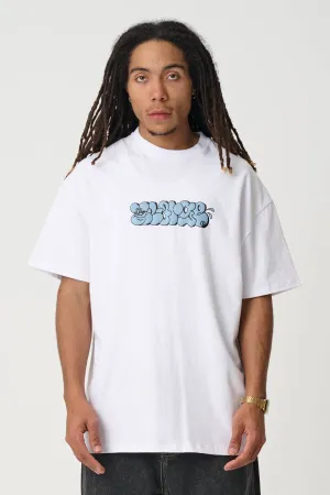XL GRAFFITI TEE - SOLID WHITE